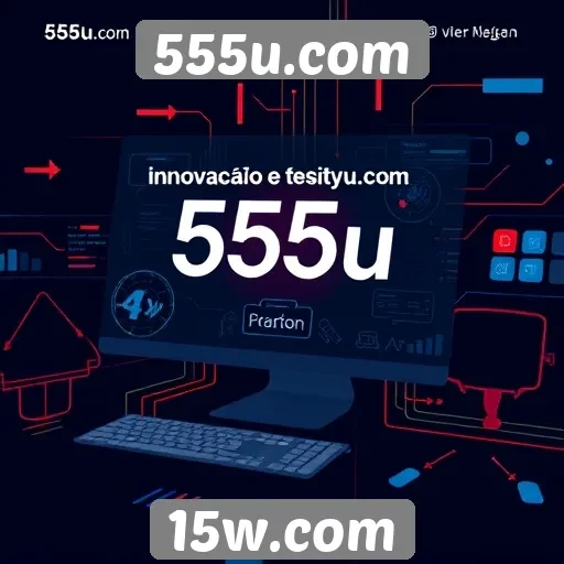 Tecnologia e design do site 555u.com em foco